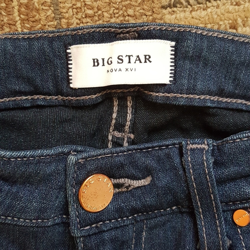NWOT Big Star Alex Skinny Jeans Dark Wash -Size 10